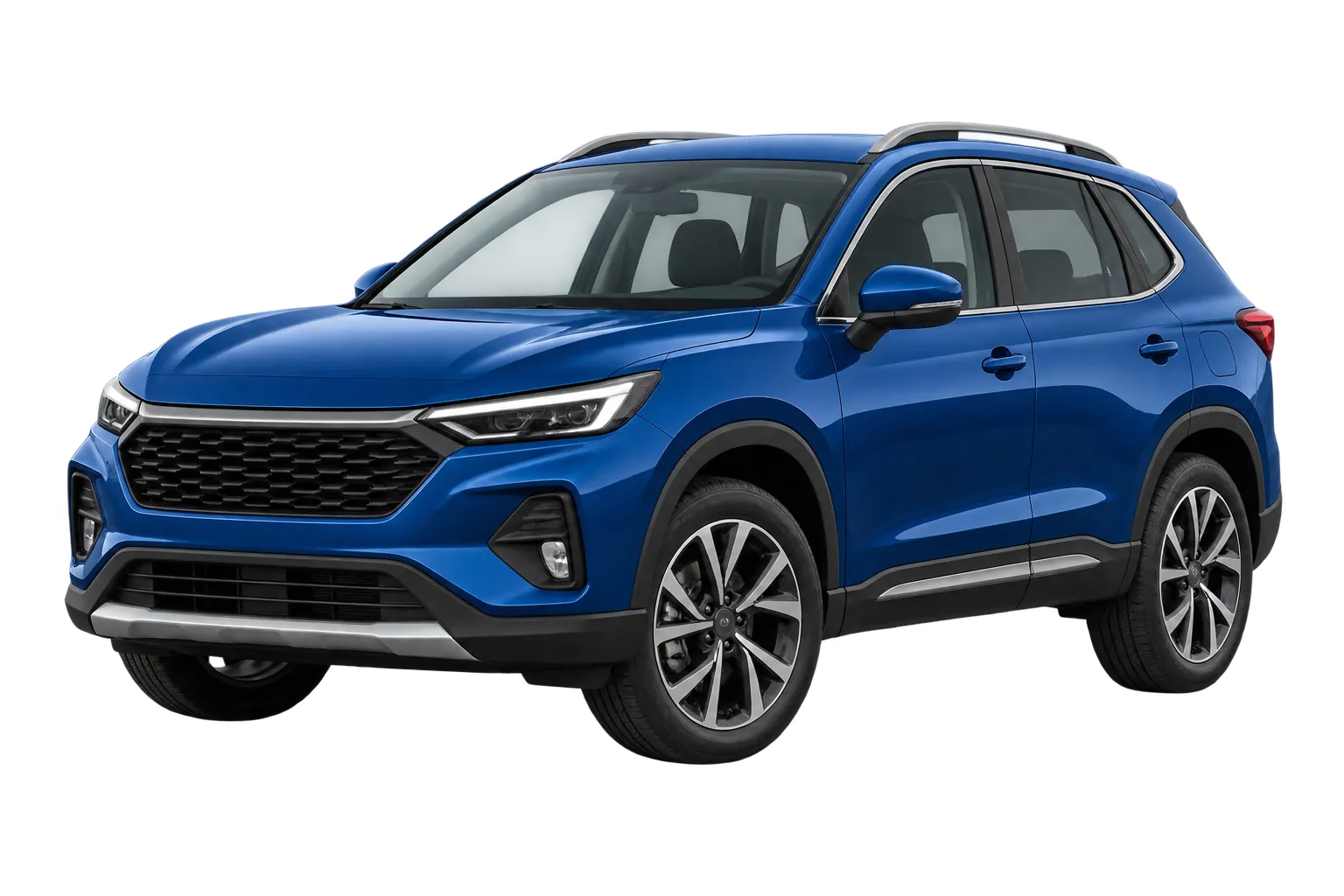 SUV genérico azul de referencia para el diagnóstico CocheCierto